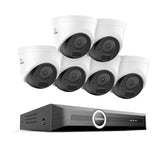 3MP 8 Channel PoE Security System, 6MP NVR, S+265., Smart Motion Detection, Smart Playback, Smart Notification with Image Attached